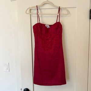 Princess Polly Maroon Mini Dress